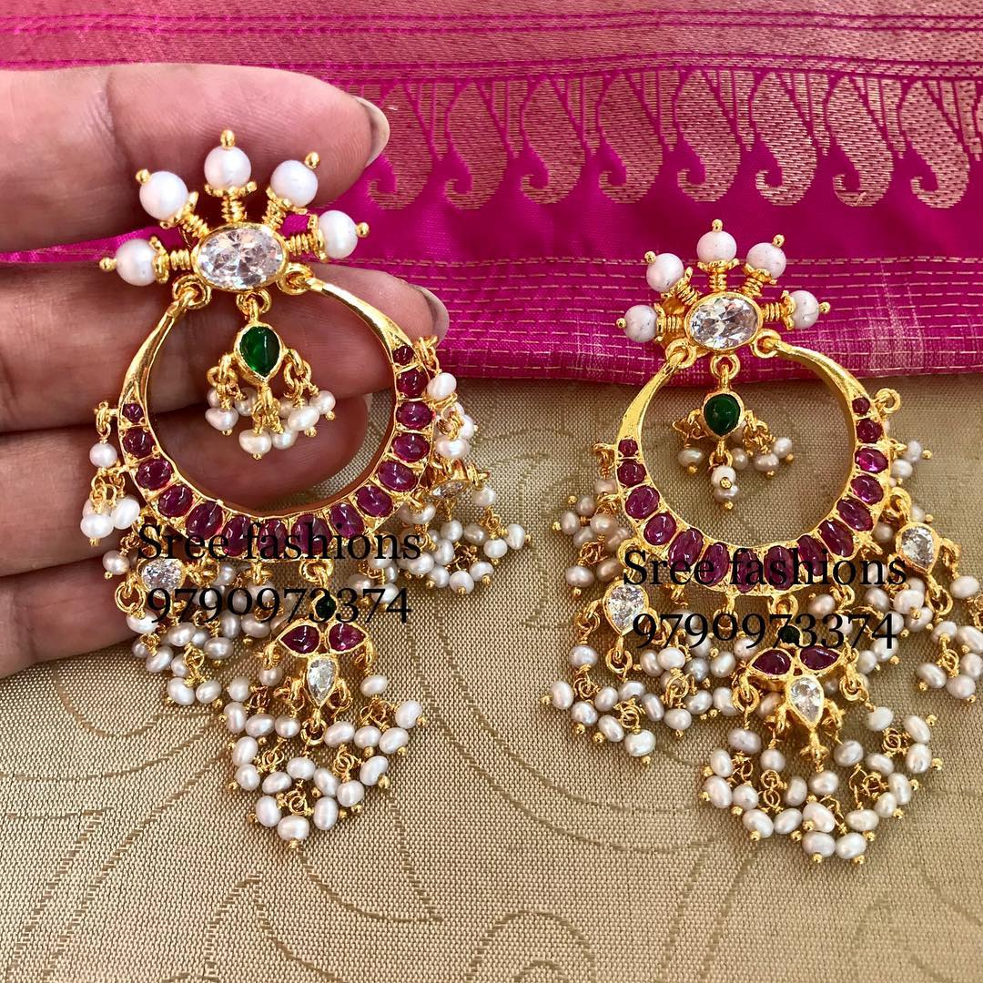 chandbali earrings designs