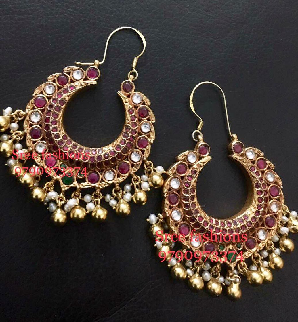 chandbali earrings designs