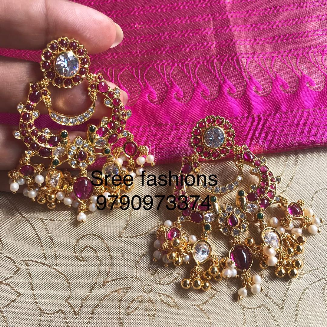 chandbali earrings designs