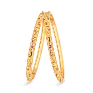 Latest 20 Grams Gold Bangle Designs - [New Collections] • South India ...