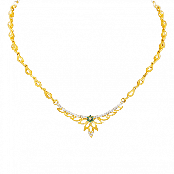 gold necklace designs in 15 grams