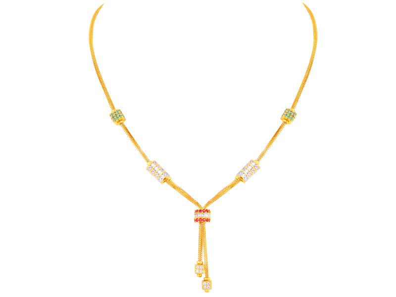 gold necklace designs in 15 grams