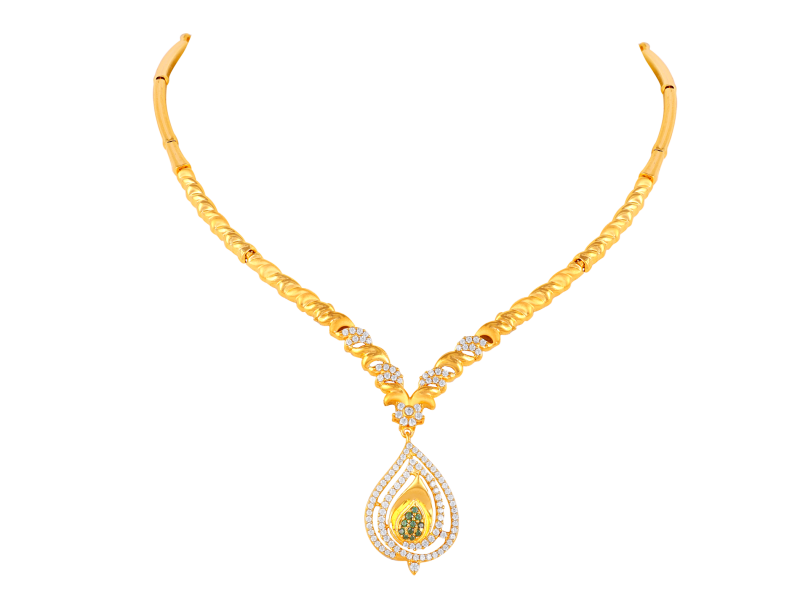 gold necklace designs in 15 grams