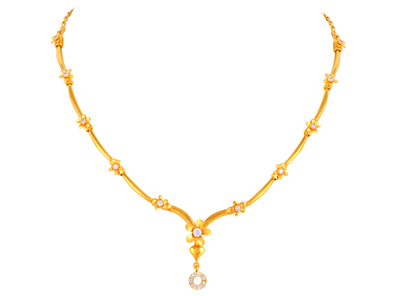 gold necklace designs in 15 grams