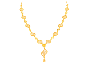 Latest 15 Grams Gold Necklace Designs - [New Collections] • South India ...
