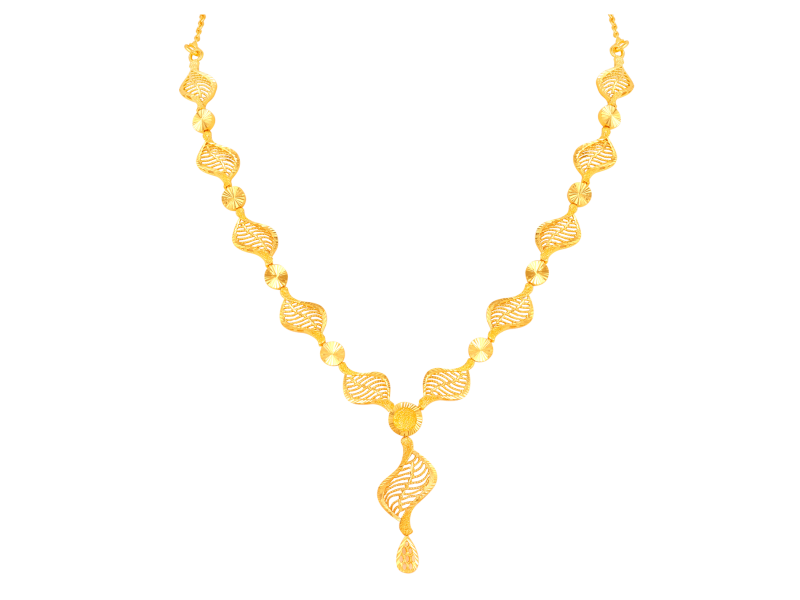 gold necklace designs in 15 grams