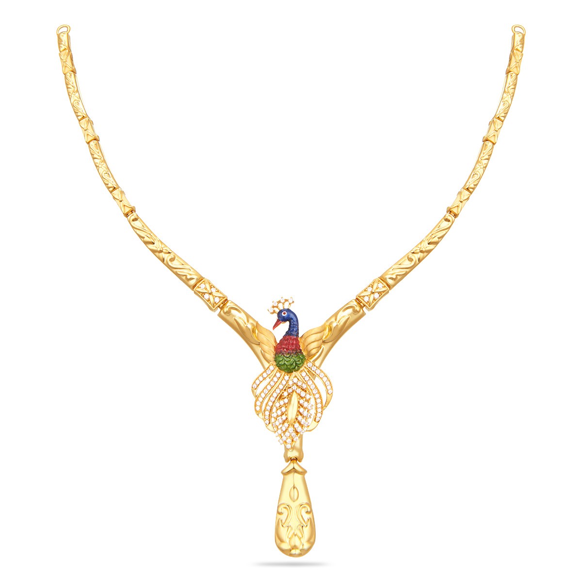 gold necklace designs in 30-grams