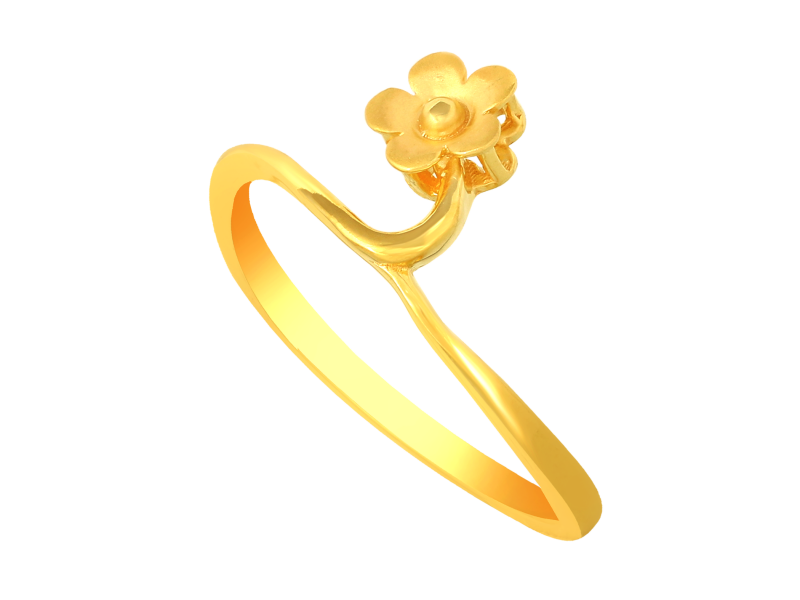 gold ring designs for females without stones