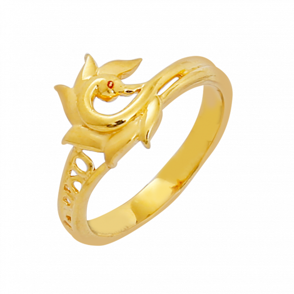 gold ring design for female with stone