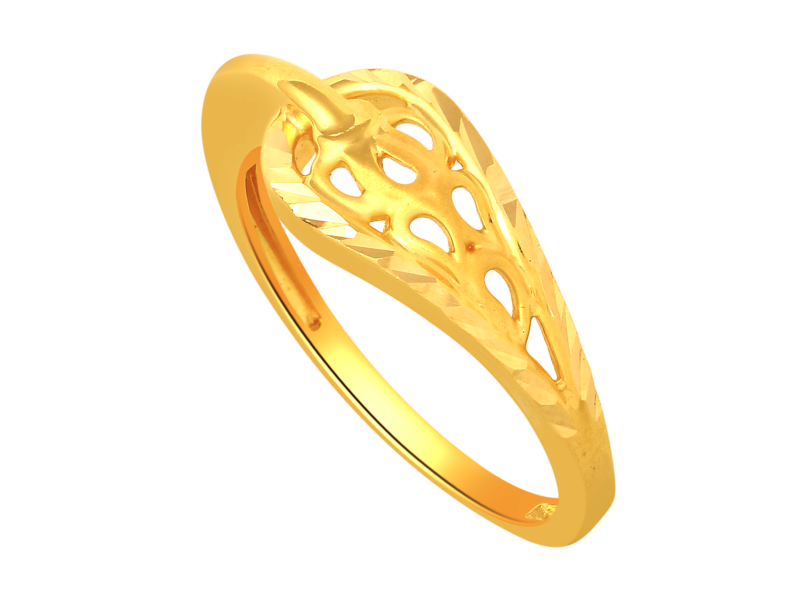 gold ring designs for females without stones