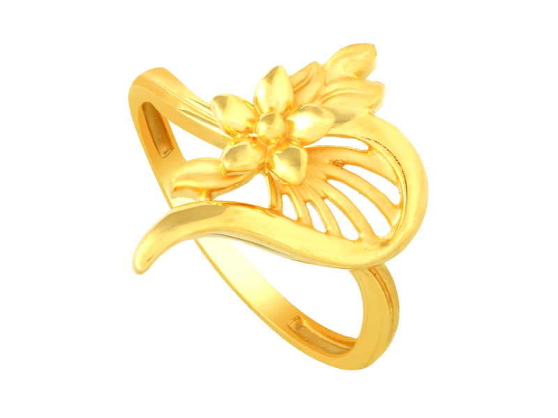 gold ring designs for females without stones