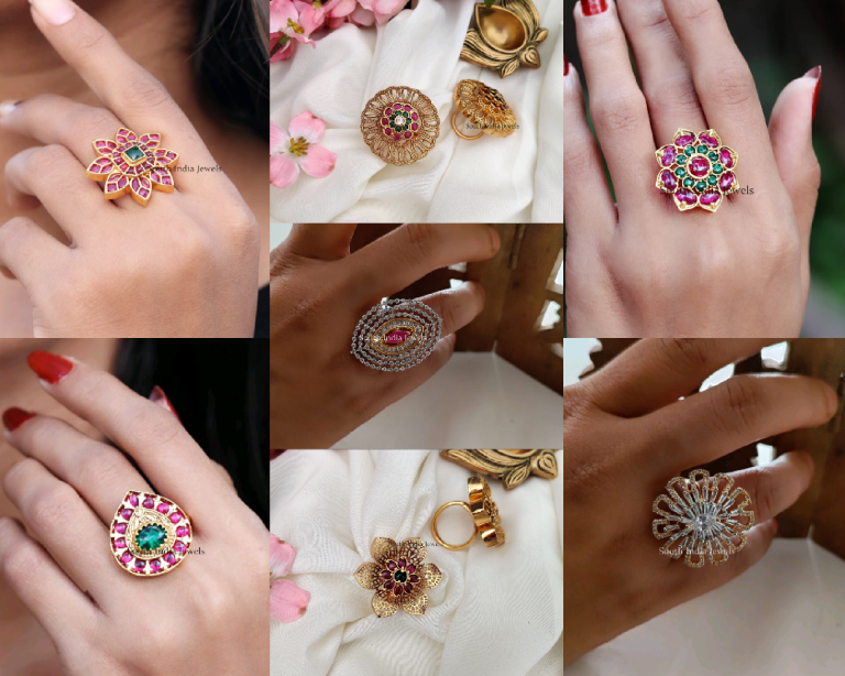 South Indian Style Finger Ring|  Latest New Jewellery