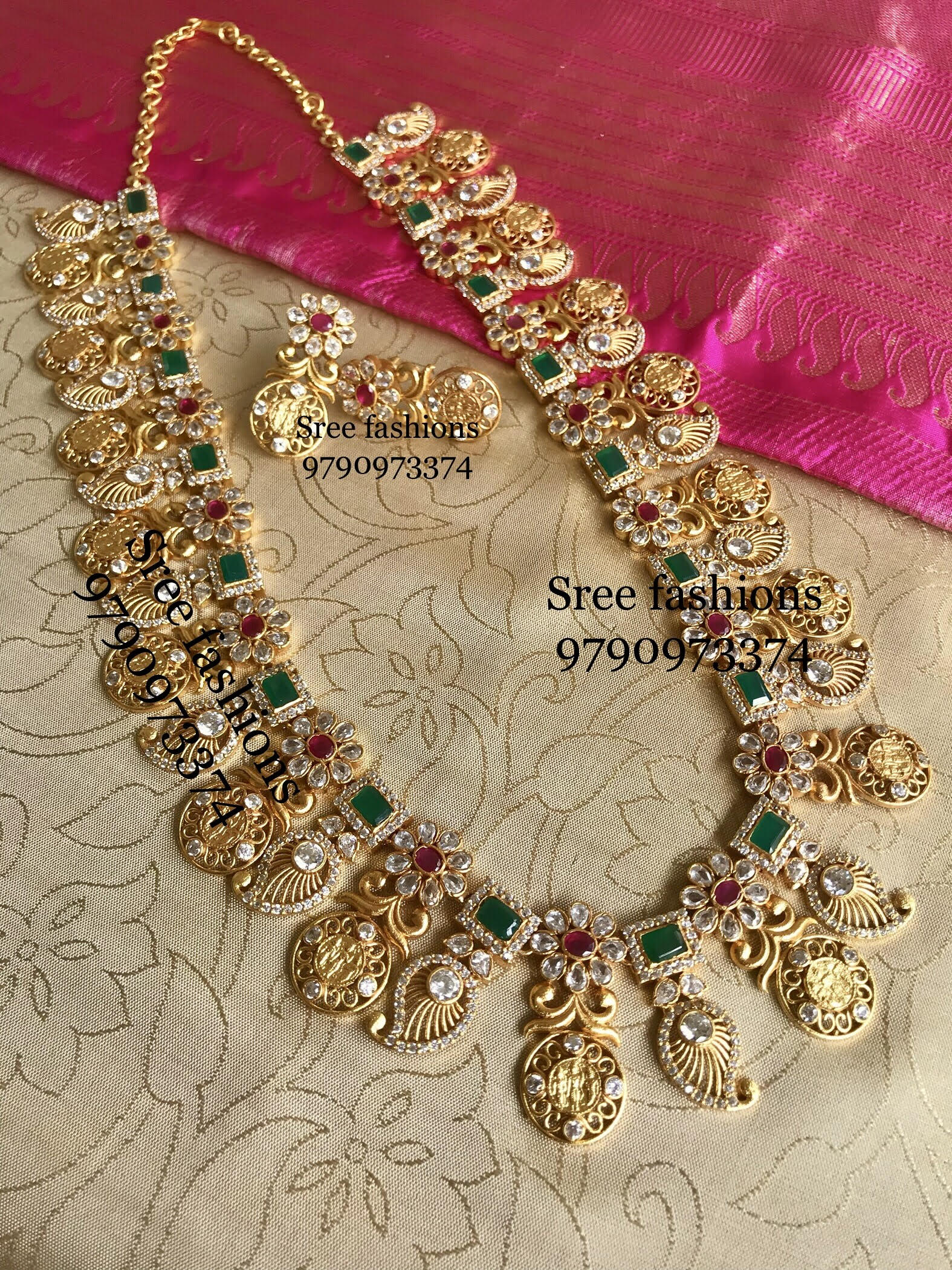 Traditional Jewellery Designs Earrings Long Necklace