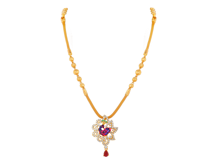 16 gram gold necklace designs