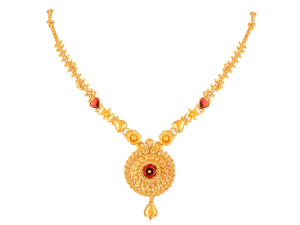16 Gram Gold Necklace Designs - [New Collections] • South India Jewels