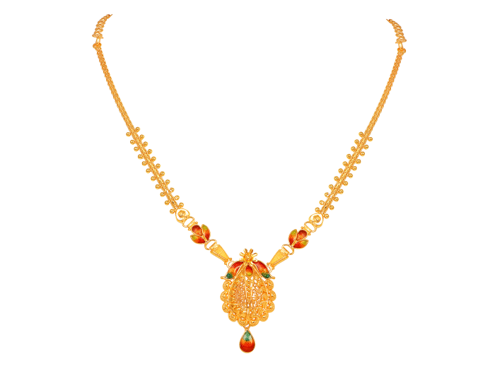 16 gram gold necklace designs