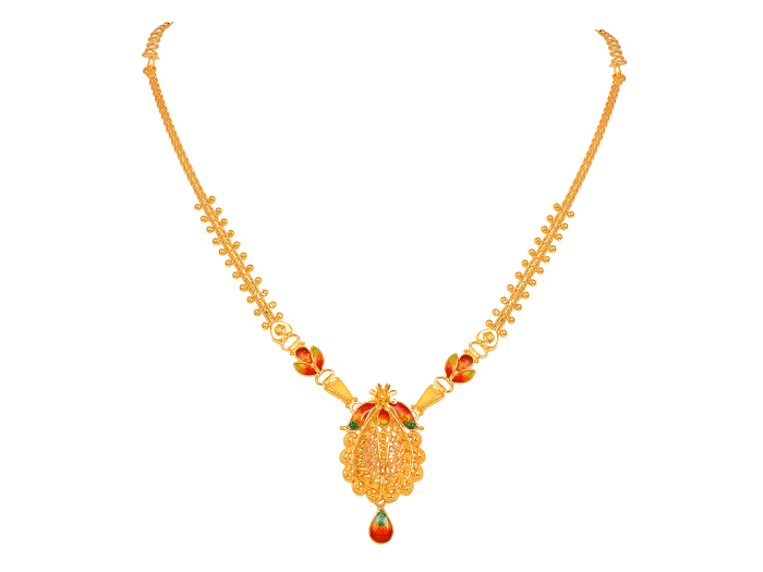 16 gm gold necklace models