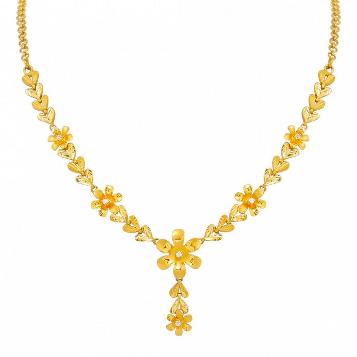 Light Weight Gold Necklace
