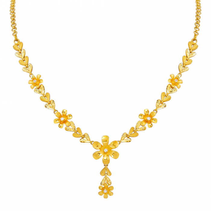 8 gram gold necklace designs