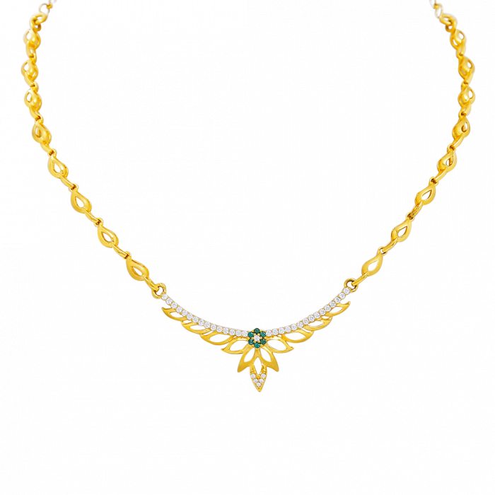 16 gram gold necklace designs