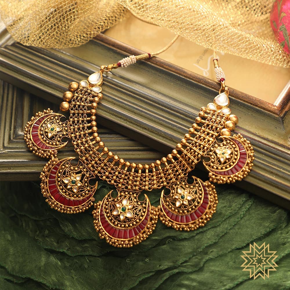 gold necklace designs images