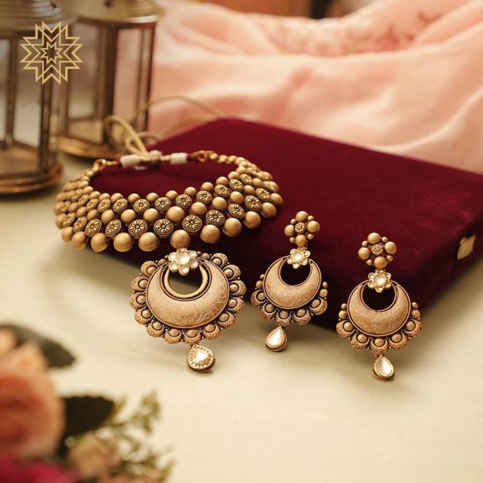 Unique Antique Piece Necklace Designs - [New Models] • South India Jewels
