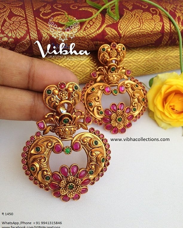 south indian style imitation jewellery designs