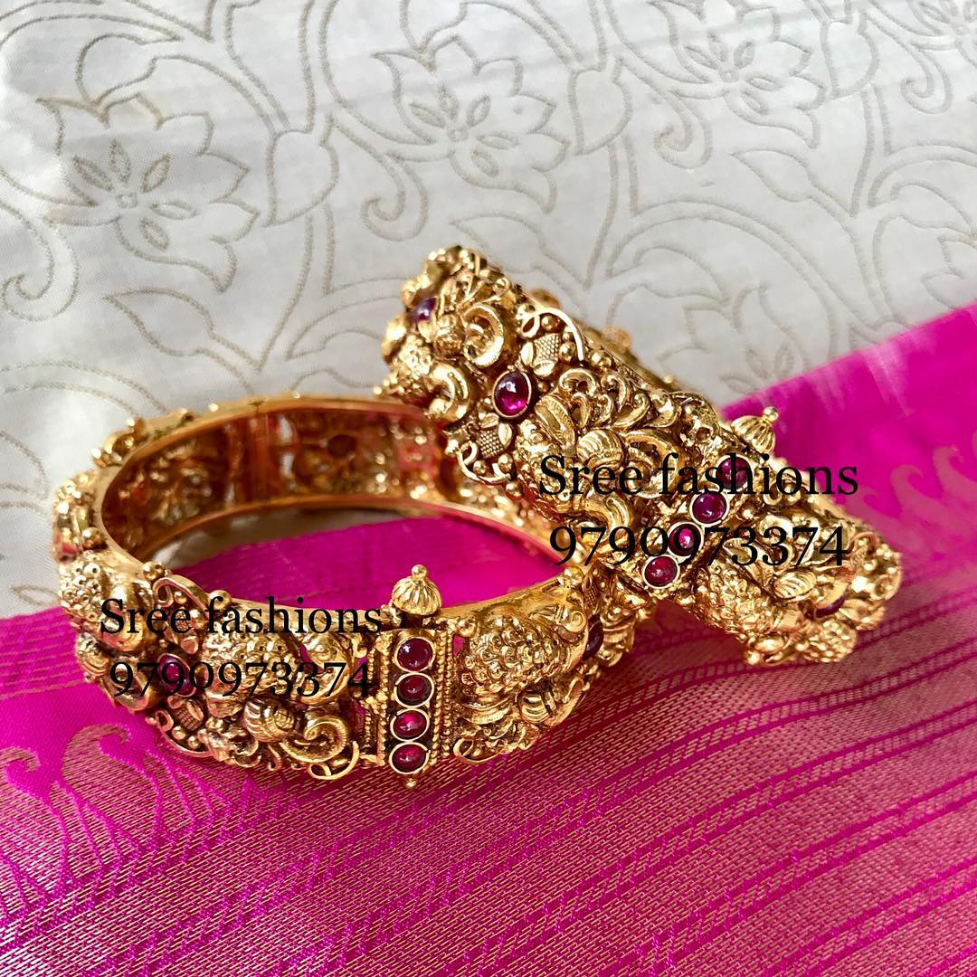 gold plated bangles