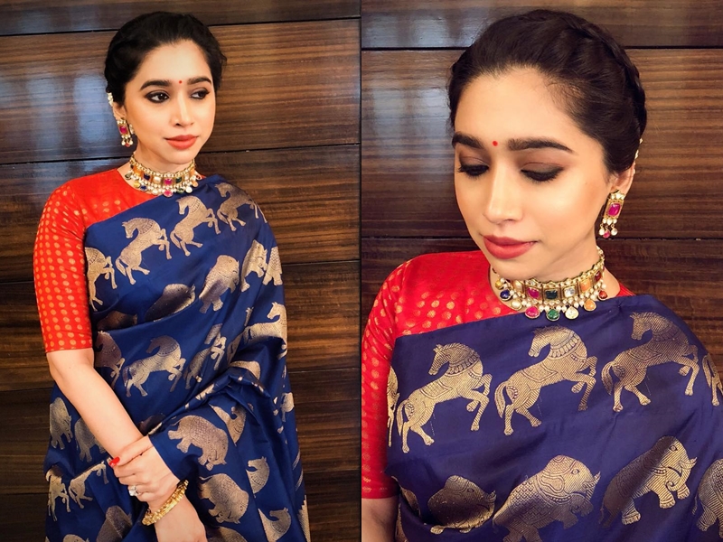 how to wear matching jewellery for sarees casual war