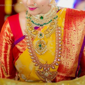 The Ideal Long Necklace Model That Everyone Should Own! • South India ...