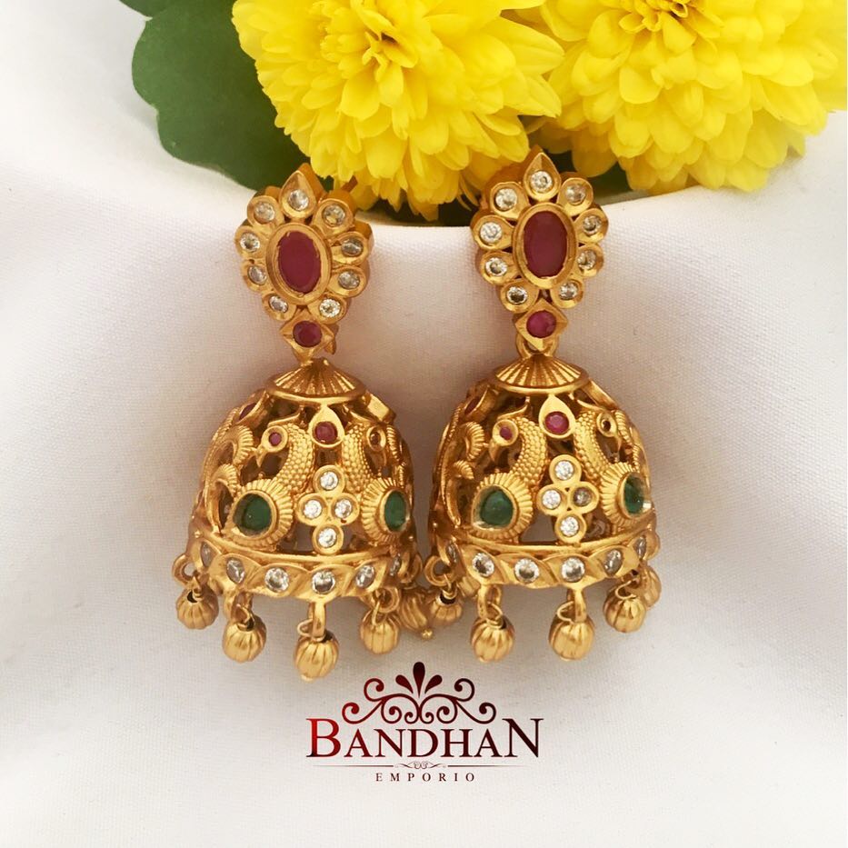 jhumka designs from bandhan