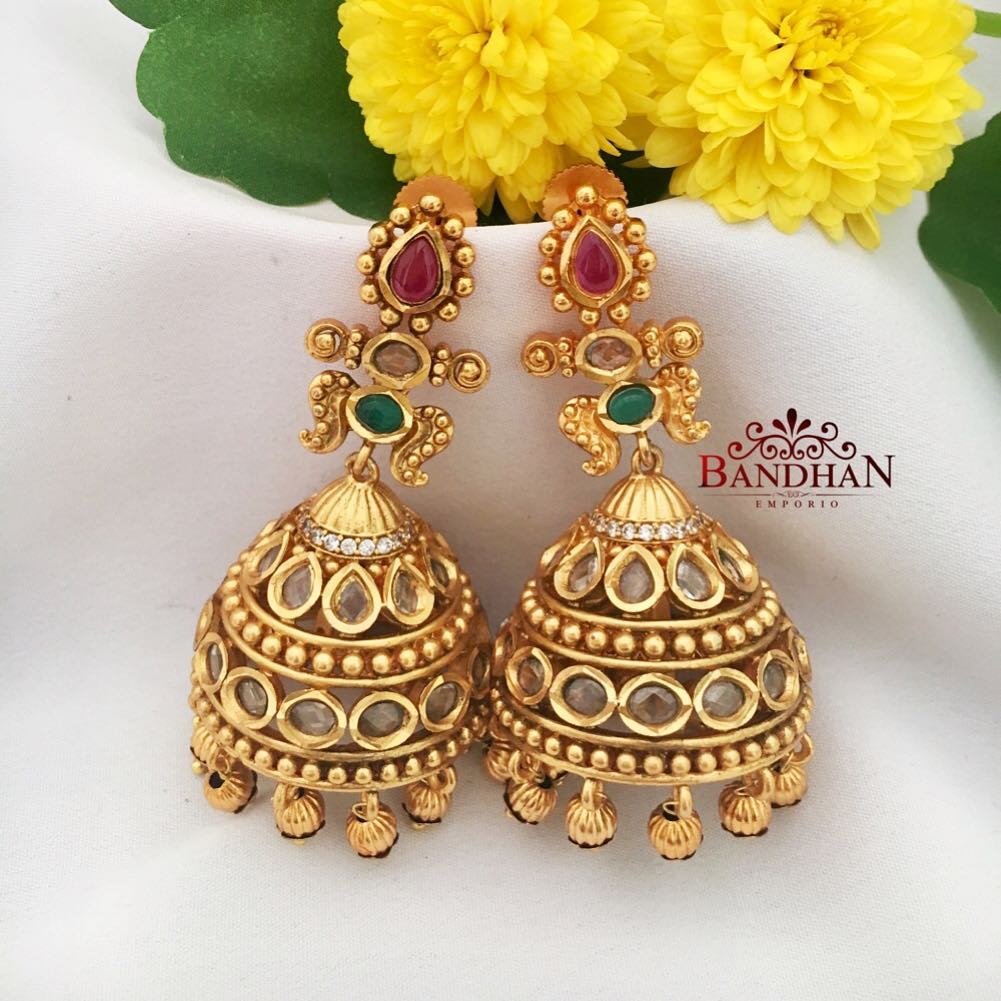 jhumka designs from bandhan