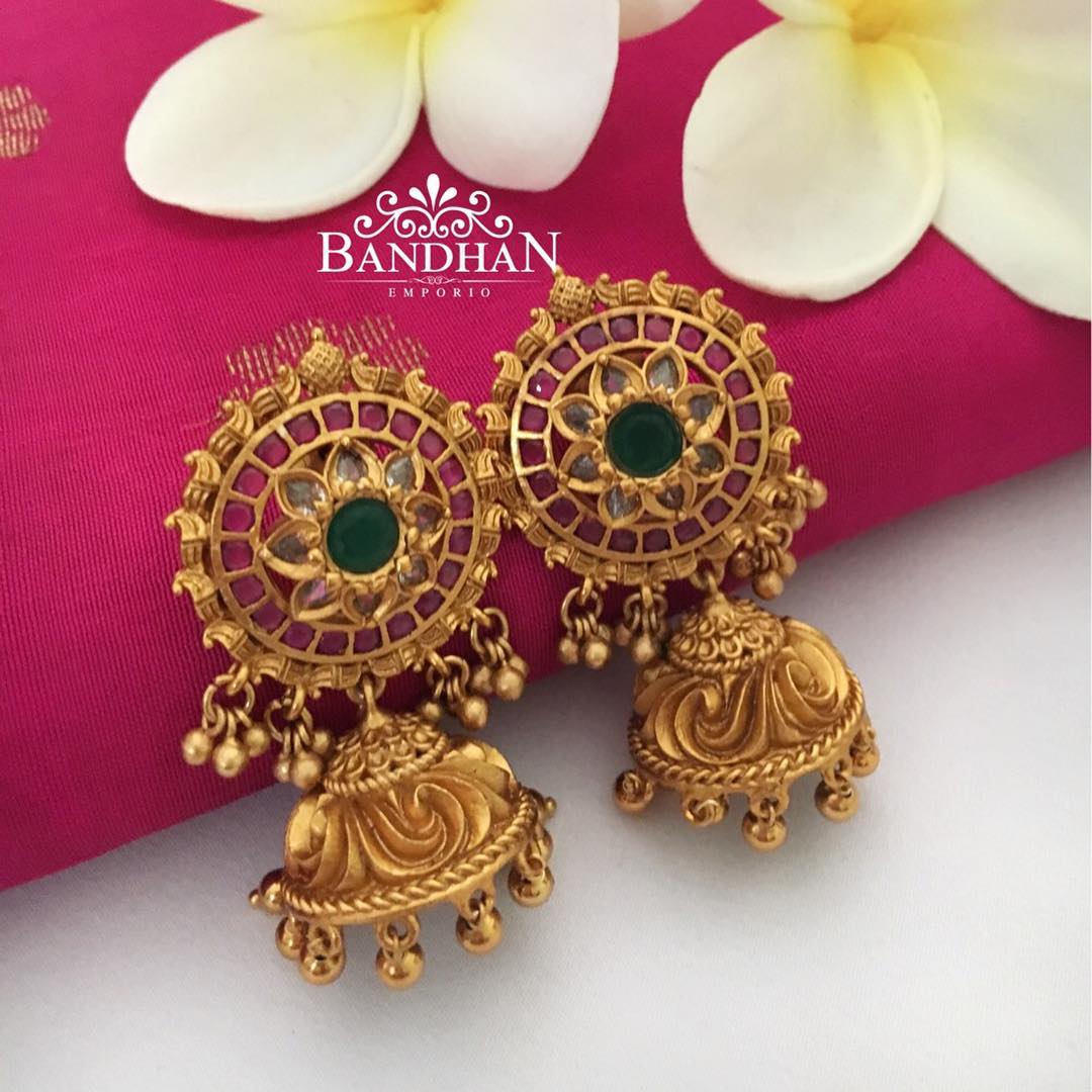 jhumka designs from bandhan