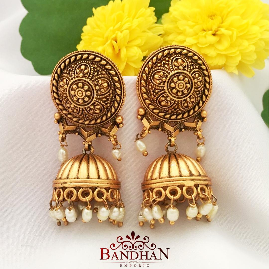 jhumka designs from bandhan