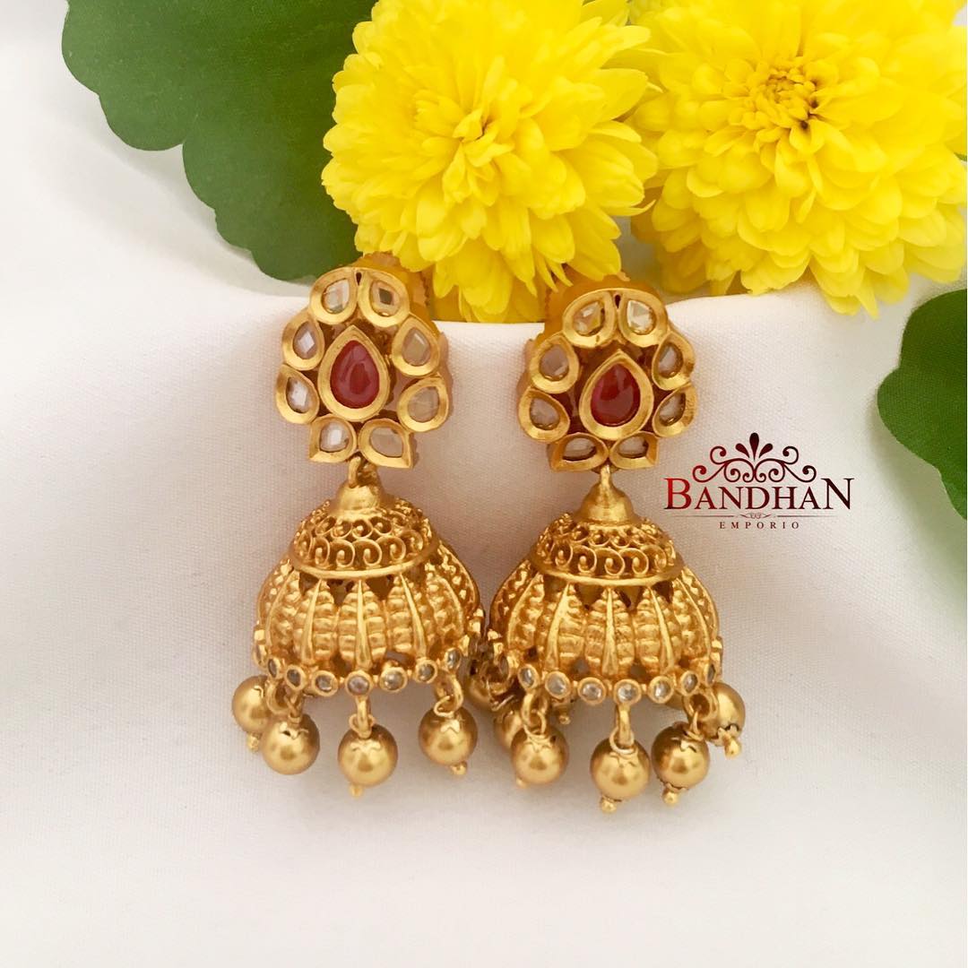 jhumka designs from bandhan