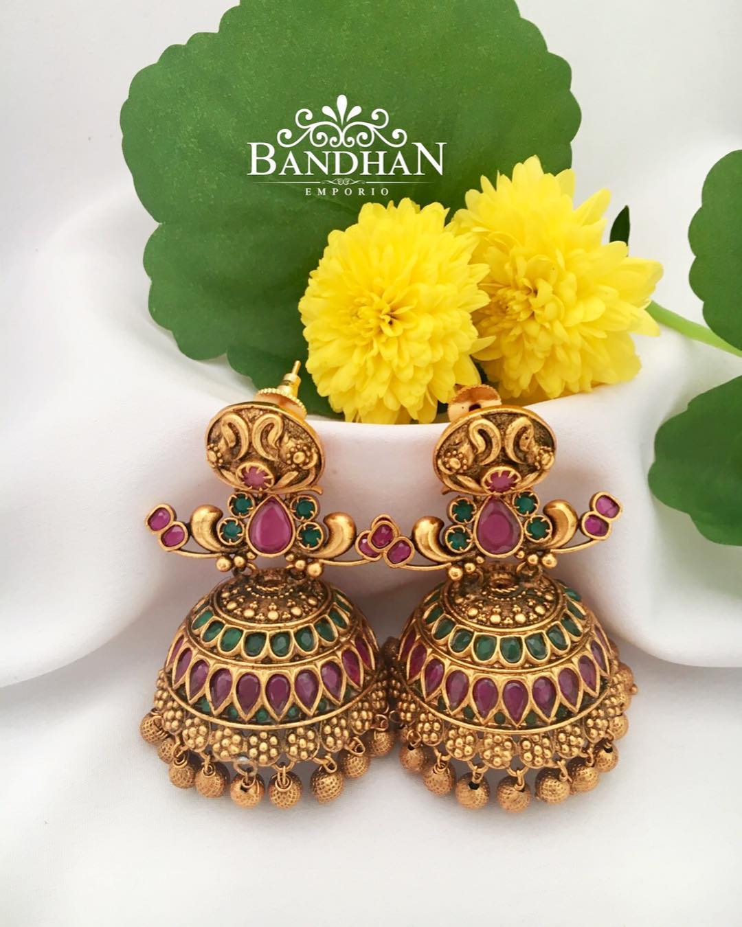 jhumka designs from bandhan