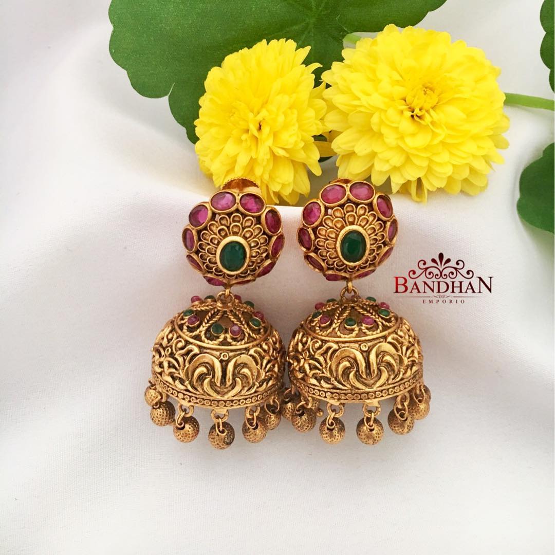 jhumka designs from bandhan