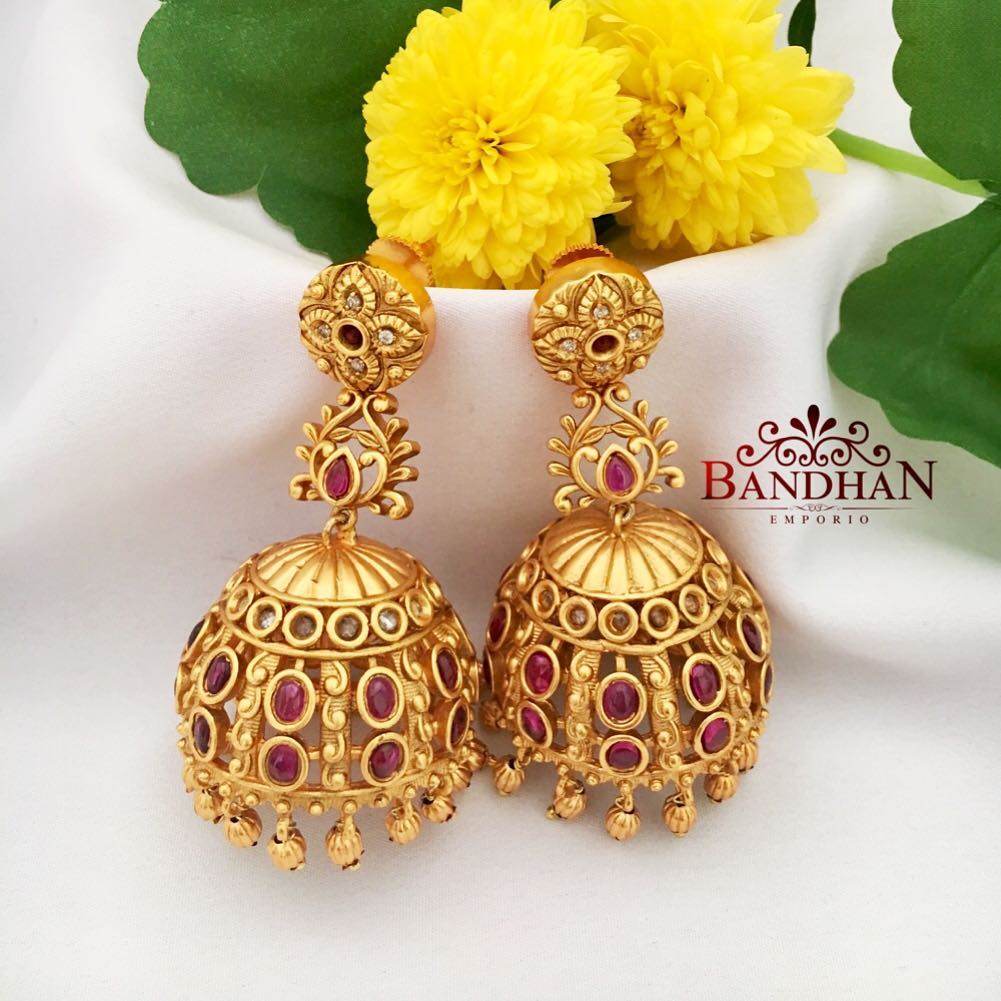 jhumka designs from bandhan