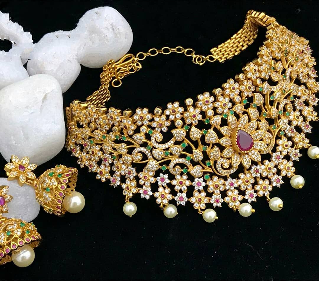 One gram gold jewellery deals shop near me