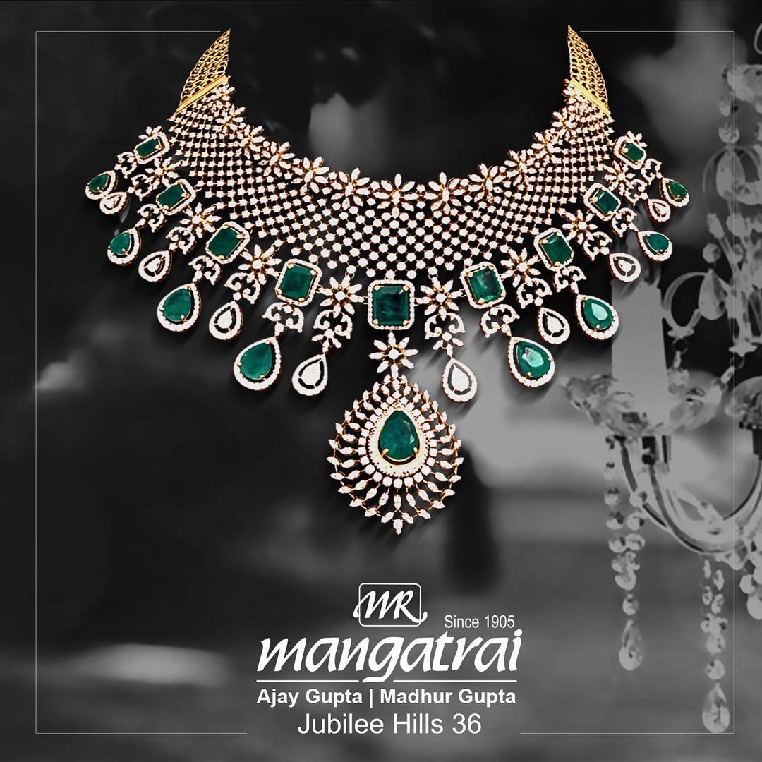 mangatrai diamond necklace