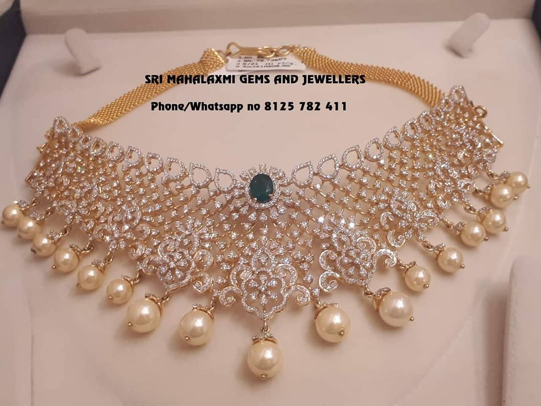 diamond jewellery designs 2018