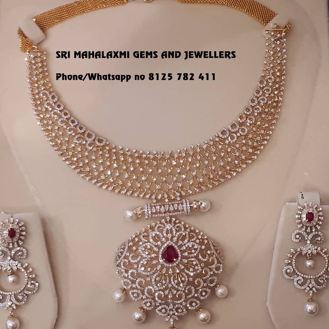 diamond jewellery designs 2018