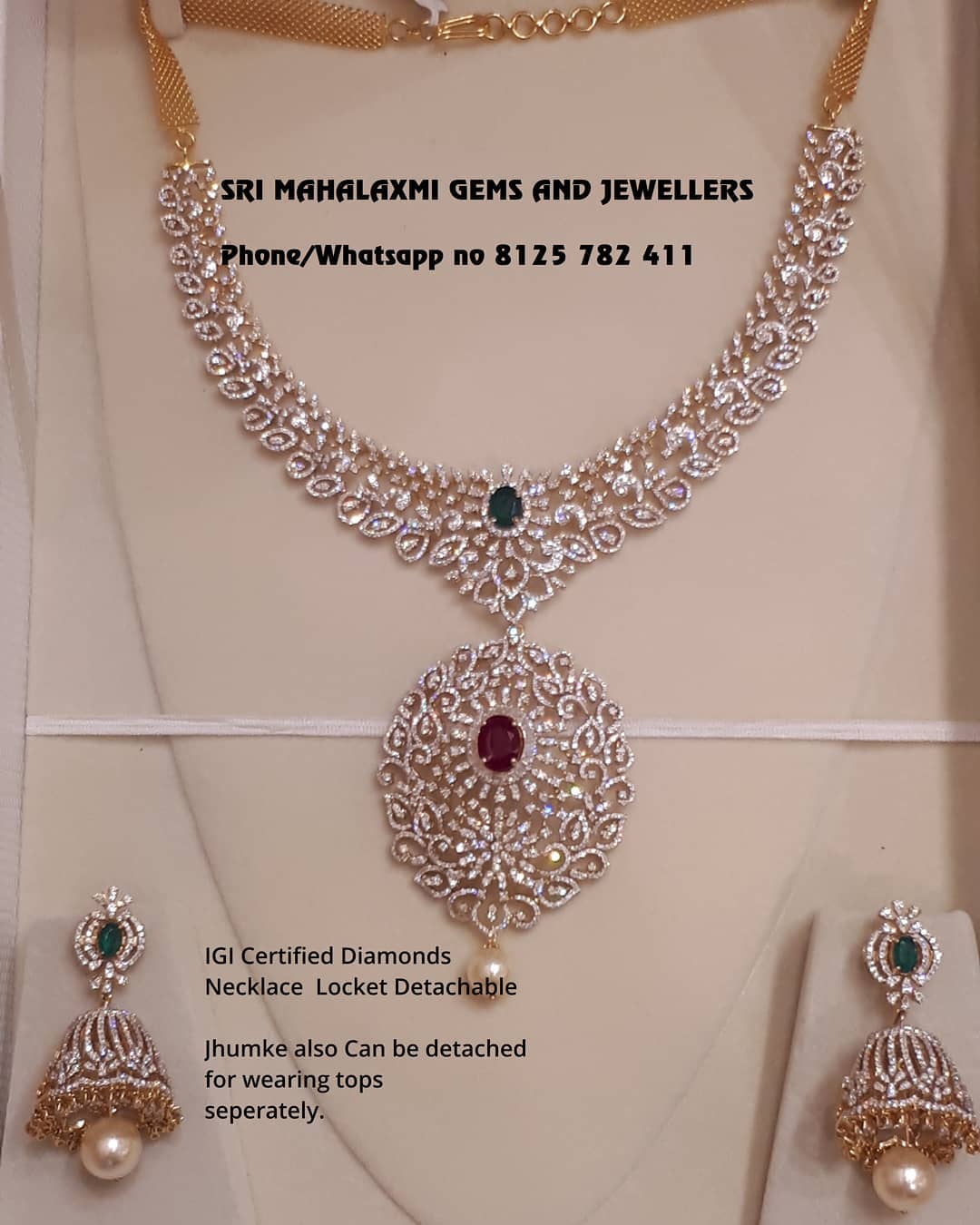 diamond jewellery designs 2018