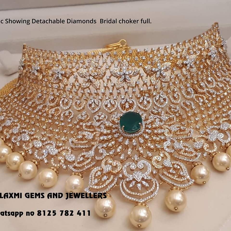 diamond jewellery designs 2018