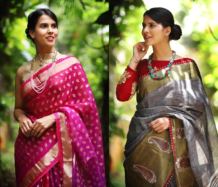 jewellery to wear with party wear sarees