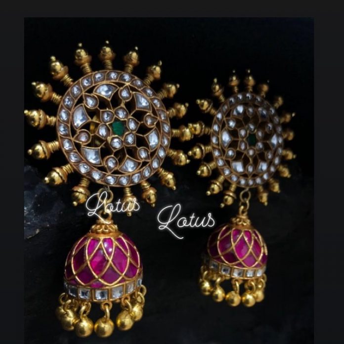 Top Ruby Emerald Jhumka Designs To Flaunt This Wedding Season