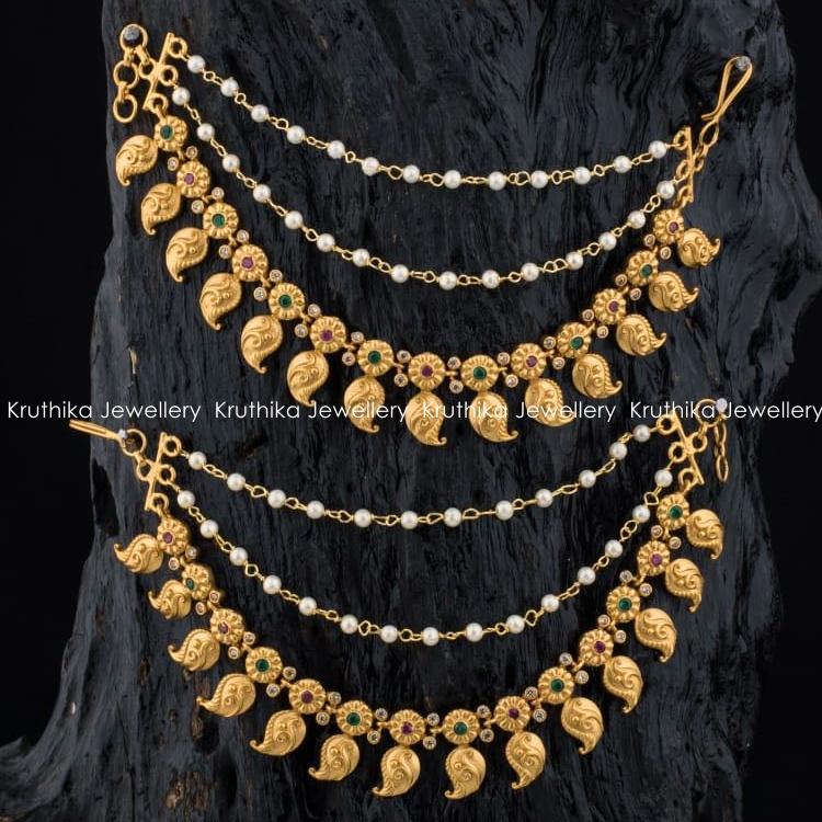 Latest ear chain hot sale designs in gold