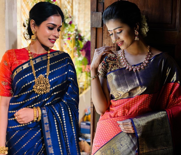 Kerala Saree With Matching Jewellery