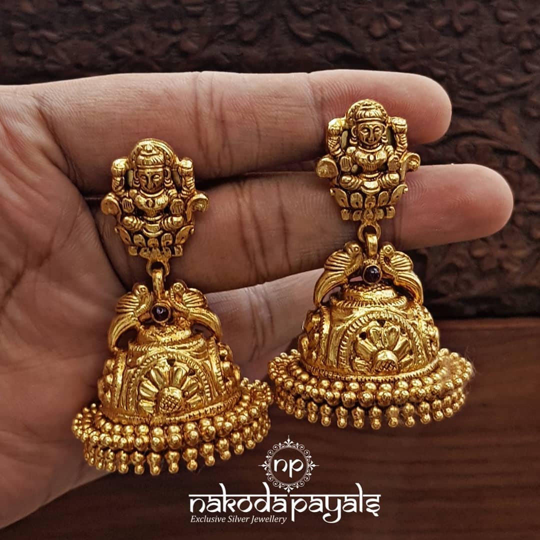 south-indian-gold-plated-pure-silver-earrings (12)