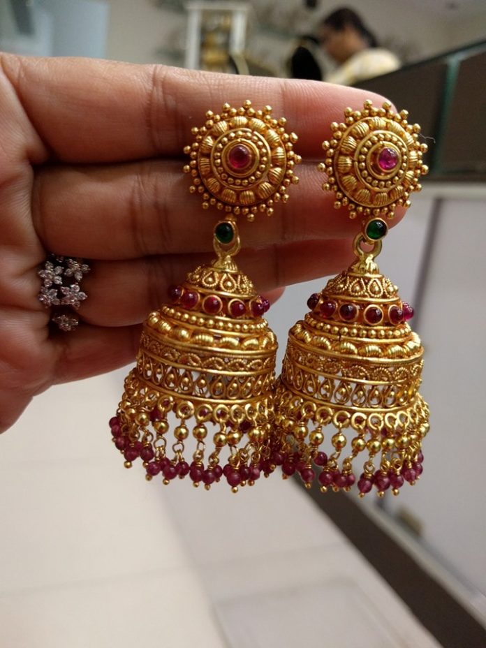 Latest jhumka clearance design 2019